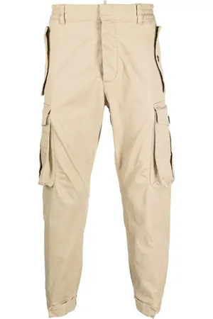 Dsquared2 Drop-crotch cropped cargo trousers