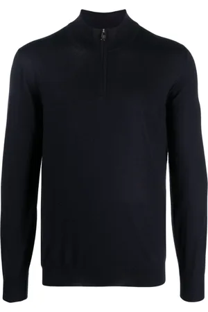 FEDELI Fine-knitted virgin wool jumper