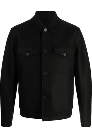 Harris Wharf London Western button-up shirt jacket