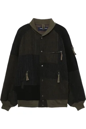 Comme des Garçons Patchwork multiple-pocket bomber jacket