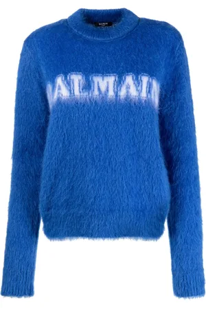 Balmain Logo-jacquard jumper