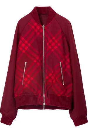 Burberry Reversible check-print bomber jacket