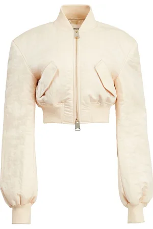 Khaite The Reggie cropped bomber jacket