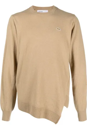 Comme des Garçons X Lacoste asymmetric wool sweater