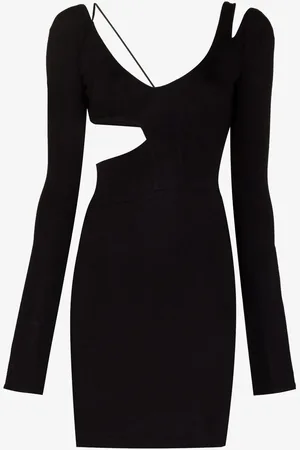 Lama Jouni Cut-out stretch dress