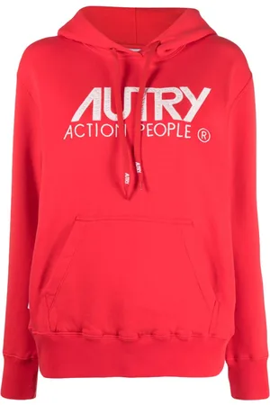 Autry Logo-print cotton hoodie