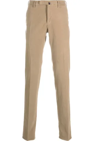Incotex Tapered-leg velour trousers