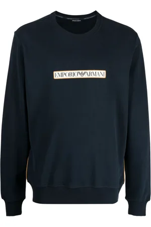 Emporio Armani Logo-print cotton sweatshirt