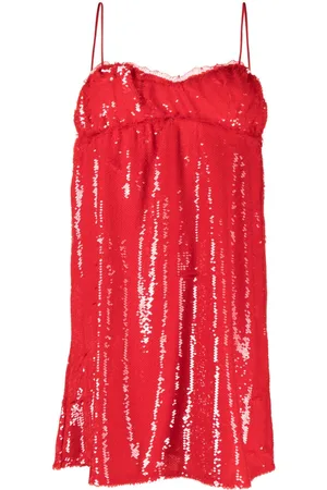 Ganni Sequinned sleeveless minidress