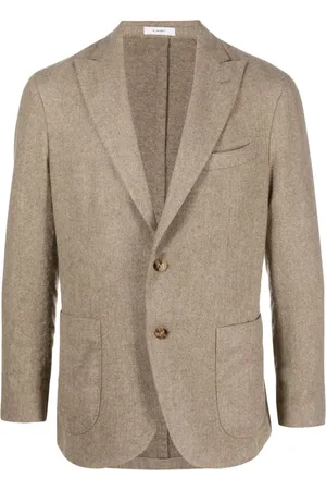 Boglioli Single-breasted virgin-wool blazer