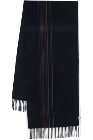 Paul Smith Signature Stripe fringed scarf