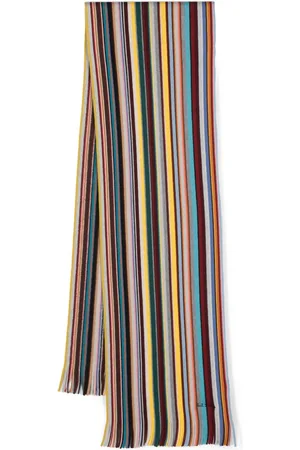 Paul Smith Spectrum Stripe merino-wool scarf