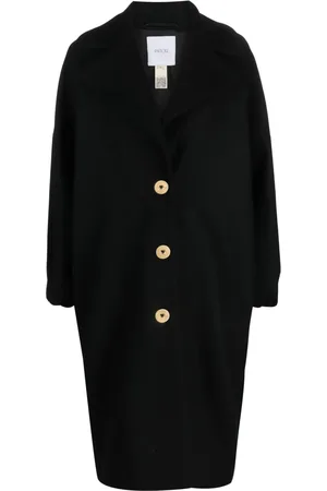 Patou Wool-blend button-front coat