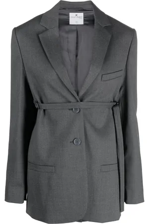 Courrèges Tailored belted blazer
