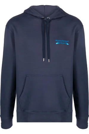 Maison Kitsuné Oars logo-embroidered hoodie