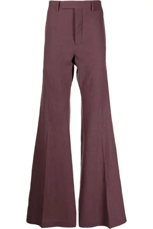 Rick Owens Flared wool trousers