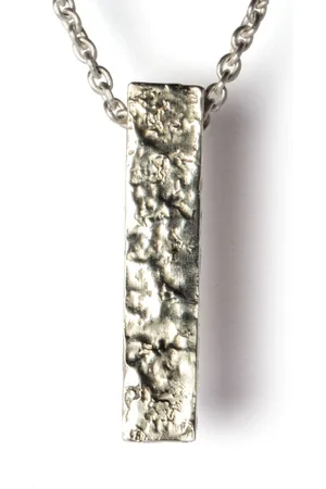 PARTS OF FOUR Amulet textured-finish necklace