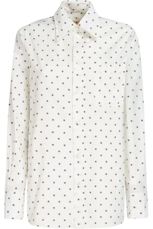 Marni Polka dot-print poplin shirt