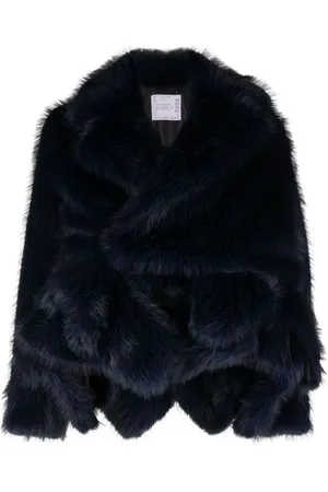 SACAI Faux-fur jacket