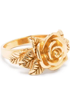 EMANUELE BICOCCHI Wild rose polished-finish ring