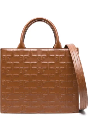 Elisabetta Franchi Logo-embossed quilted tote bag