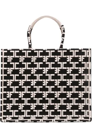 Elisabetta Franchi Large Monogram tote bag