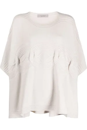 D.EXTERIOR Fine-knitted kaftan jumper