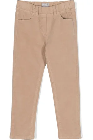 Il gufo Cotton velvet skinny trousers