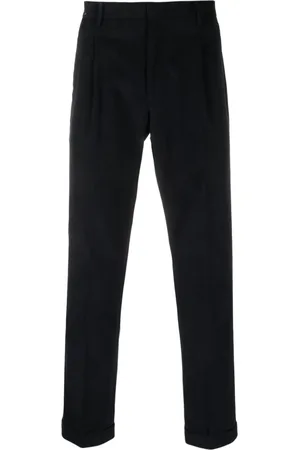 BRIGLIA Mid-rise tapered trousers