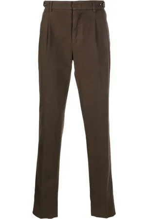 PESERICO SIGN Waist-tab cotton trousers
