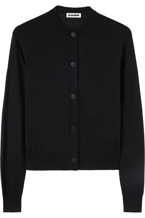 Jil Sander Fine-knit crew-neck cardigan