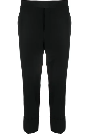 SAPIO Straight-leg cropped trousers