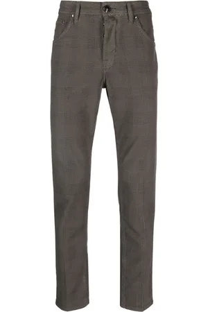 Jacob Cohen Mini check-print skinny trousers