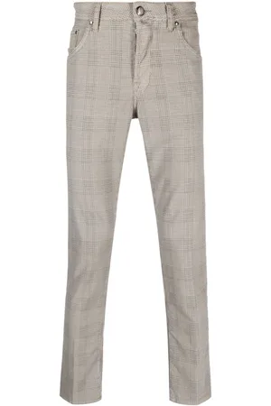 Jacob Cohen Mini check-print skinny trousers