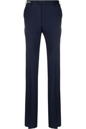 corneliani Slim-cut virgin-wool trousers