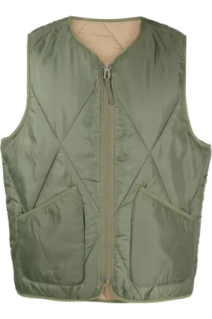 Universal Works Reversible diamond-quilted gilet