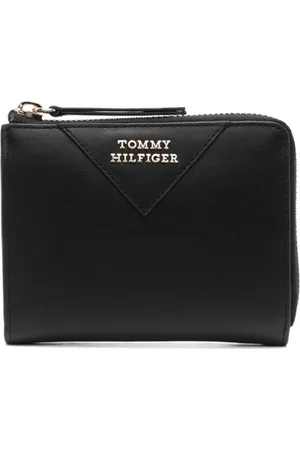 Tommy Hilfiger Medium logo-lettering leather wallet