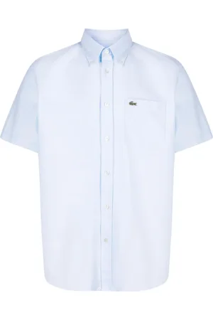 Lacoste Logo-patch cotton shirt