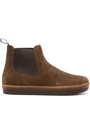 HENDERSON BARACCO Elasticated-panels suede boots