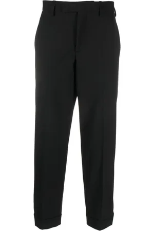 Neil Barrett Cropped gabardine tapered trousers