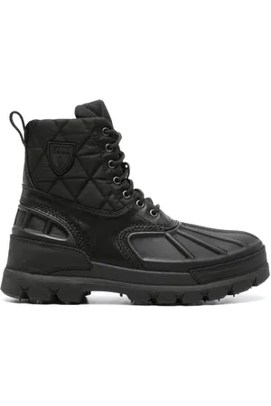 Ralph Lauren Oslo quilted ankle boots