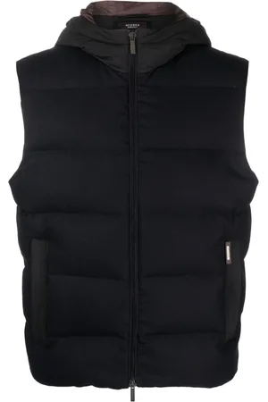 PESERICO SIGN Hooded padded gilet