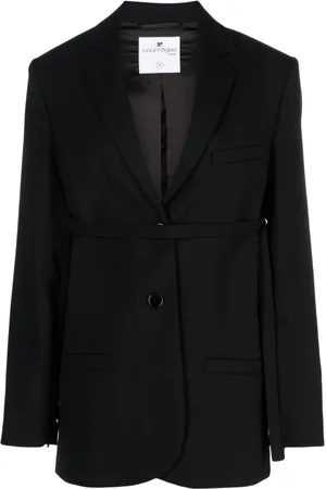 Courrèges Strap single-breasted blazer