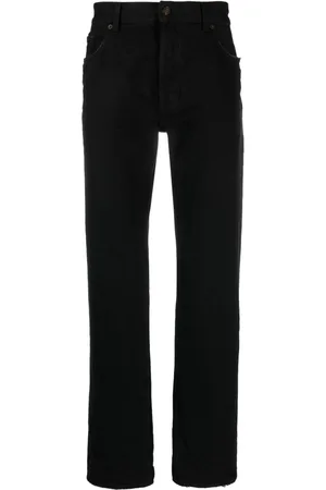 Saint Laurent Straight-leg cotton jeans