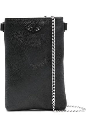 Zadig & Voltaire Rock leather phone pouch