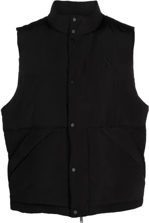 Represent Logo-appliqué quilted gilet