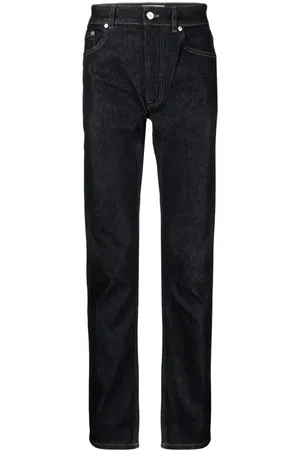 Lacoste Logo-embroidered slim-cut jeans