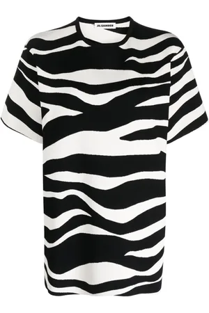 Jil Sander Zebra-print short-sleeve T-shirt