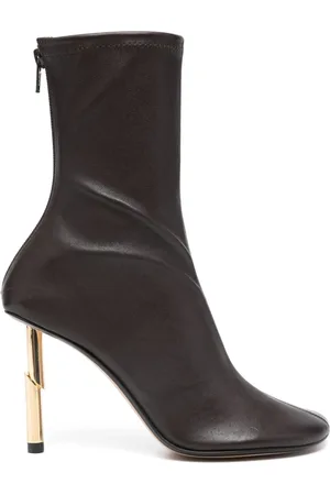 Lanvin Sequence 95mm leather ankle boots