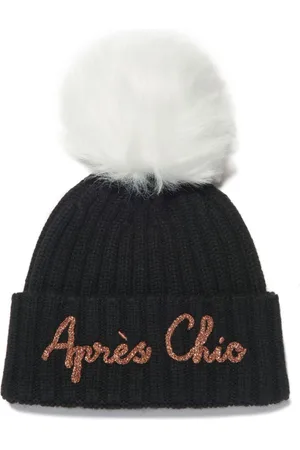 MC2 SAINT BARTH Pompom-detail ribbed beanie